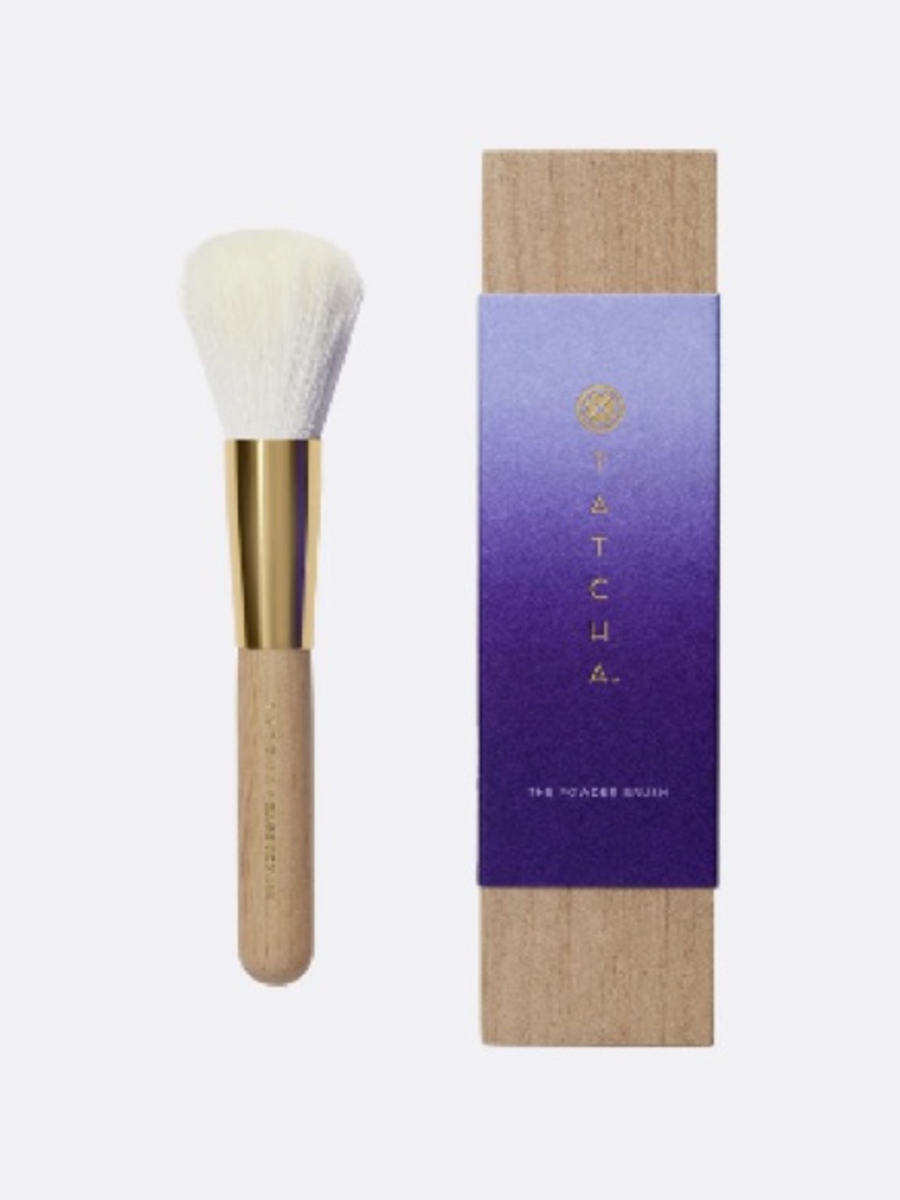 BNIB Tatcha “The Powder Brush” Made in Japan 24K Gold